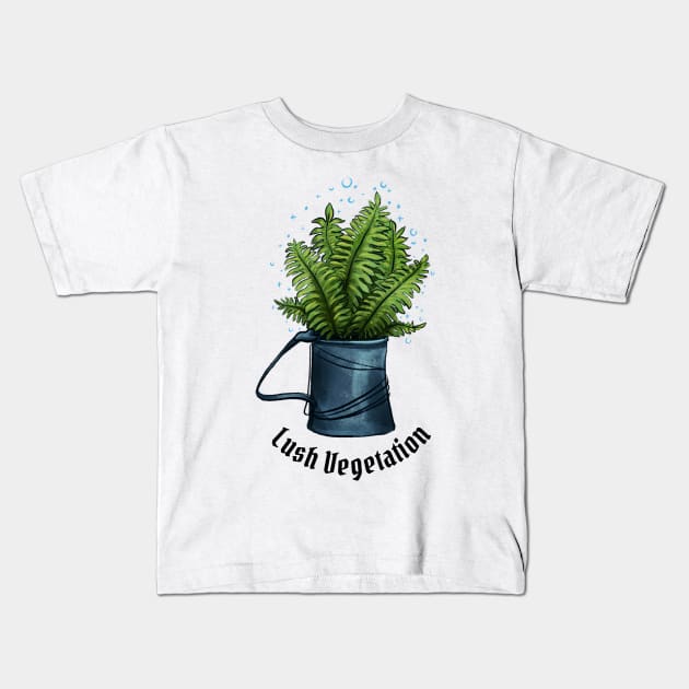 Lush Vegetation Kids T-Shirt by Molly11